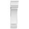 Ekena Millwork Standard Thorton Architectural Grade PVC Bracket with Traditional Ends, 3"W x 14"D x 14"H BKTP03X14X14THR01 - alternate 2